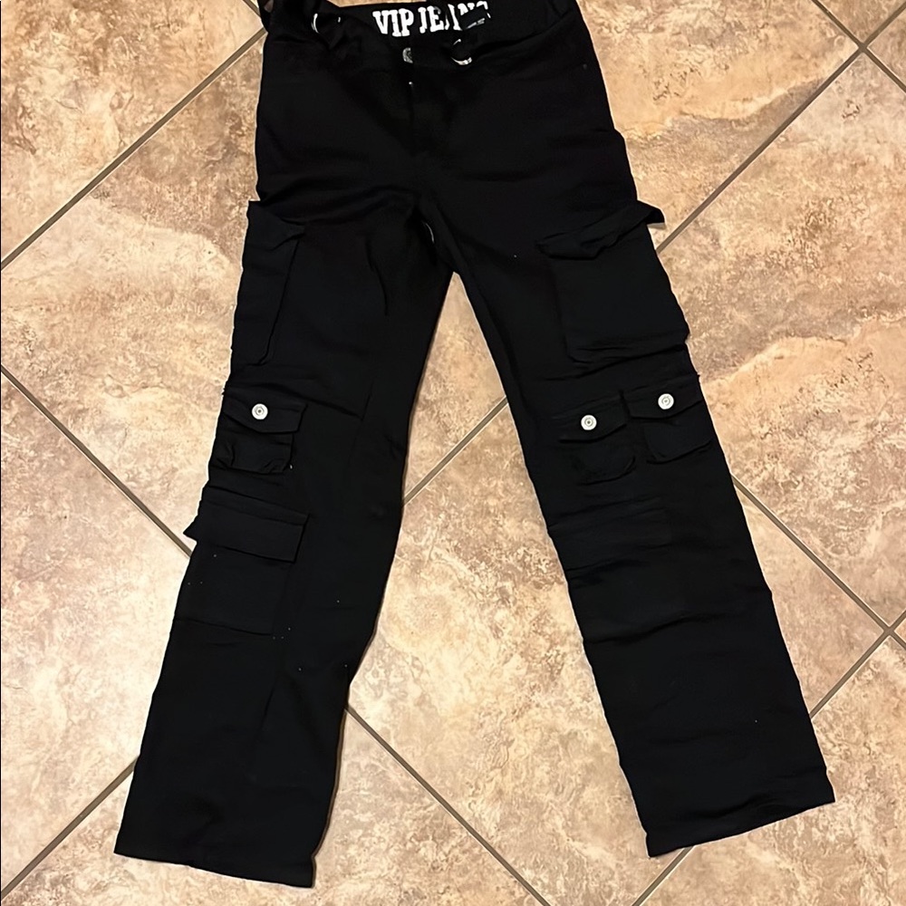 Black Cargo Pants